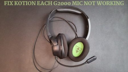 How to Fix Kotion Each G2000 Mic Not Working